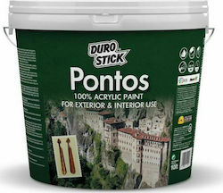 Durostick Pontos Plastic Acrilyc Paint for Interior Use White 10lt