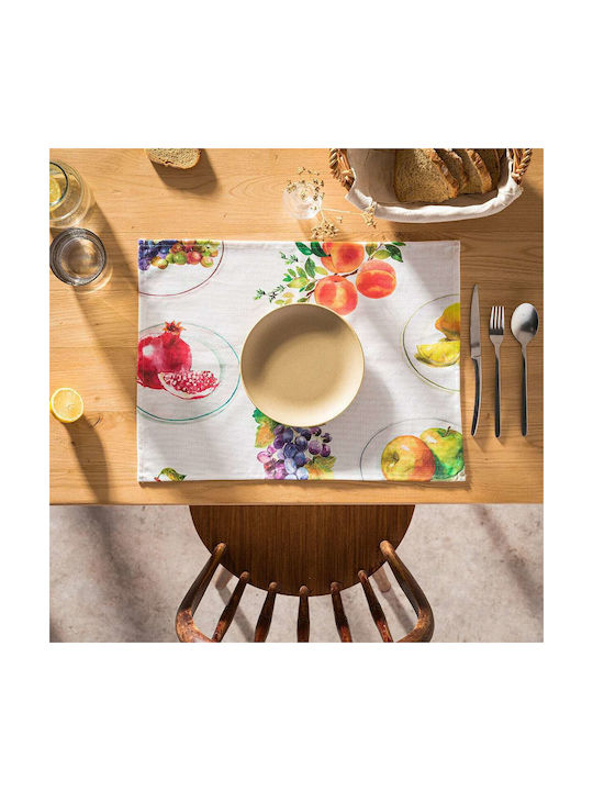 Gofis Home Fabric Placemat Appetizers 672 Multicolour 48x35cm 2024672000005