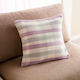 Gofis Home Decorative Pillow Case Tic-tac-toe Made of 100% Cotton Lilac 43x43cm