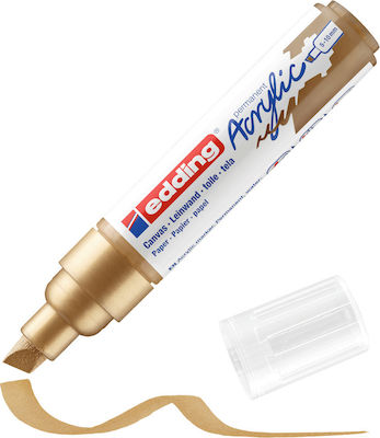 Edding 5000 Acrylic Marker 10mm Gold