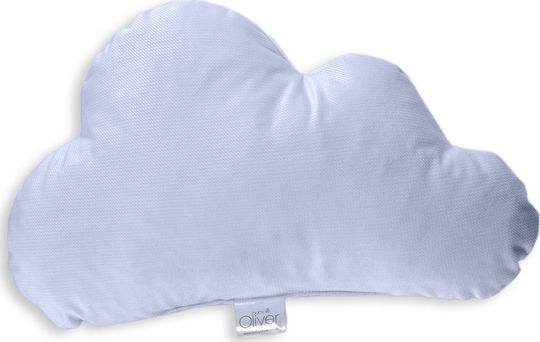 Baby Oliver Dekoratives Wiegekissen Hellblau 45x45cm