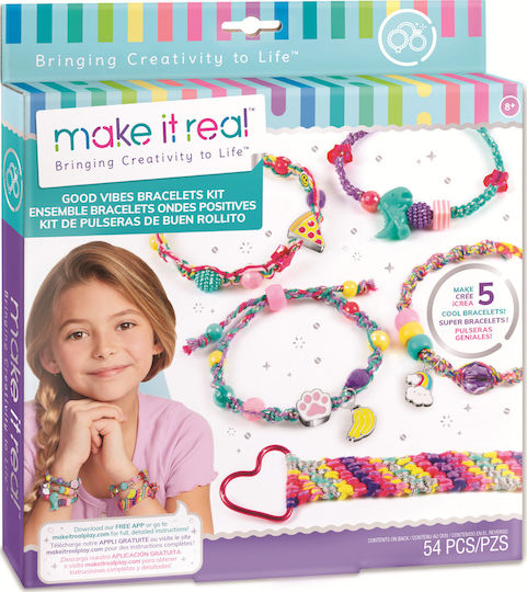 Make It Real Κοσμήματα Good Vibes Bracelets Kit για Παιδιά 8+ Ετών