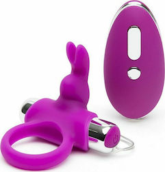 Happy Rabbit Remote Control Cock Ring Vibrating Ring Cock Purple