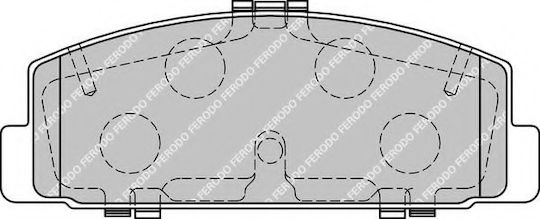 Ferodo Σετ Τακάκια Πίσω 4τμχ για Mazda 323 / 6 / 626 / Premacy