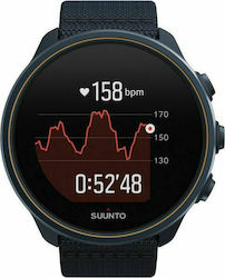 Suunto 9 Baro Titanium 50mm Waterproof Smartwatch with Heart Rate Monitor (Granite Blue Titanium)