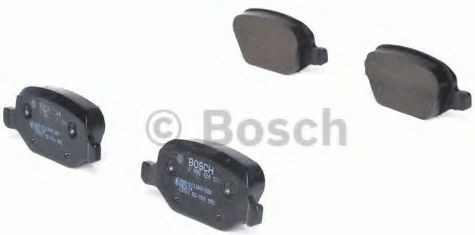 Bosch Σετ Τακάκια Πίσω 4τμχ για Alfa Romeo Alfa 147 / Alfa 156 / GT - Fiat Linea - Lancia Lybra