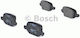 Bosch Σετ Τακάκια Εμπρός 4τμχ για Fiat 500 / Idea / Panda Lancia Musa / Ypsilon