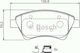 Bosch Brake Pad Front 1pcs for Renault Kangoo / Megane / Scenic