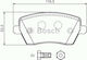 Bosch Brake Pad Front 4pcs for Dacia Duster / Lodgy / Logan Nissan Micra / Note Renault Clio / Kangoo Suzuki Splash / Swift