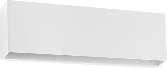 Fos me Modern Lamp Wall with Integrated LED and Warm White Light 24x4x4.1cm