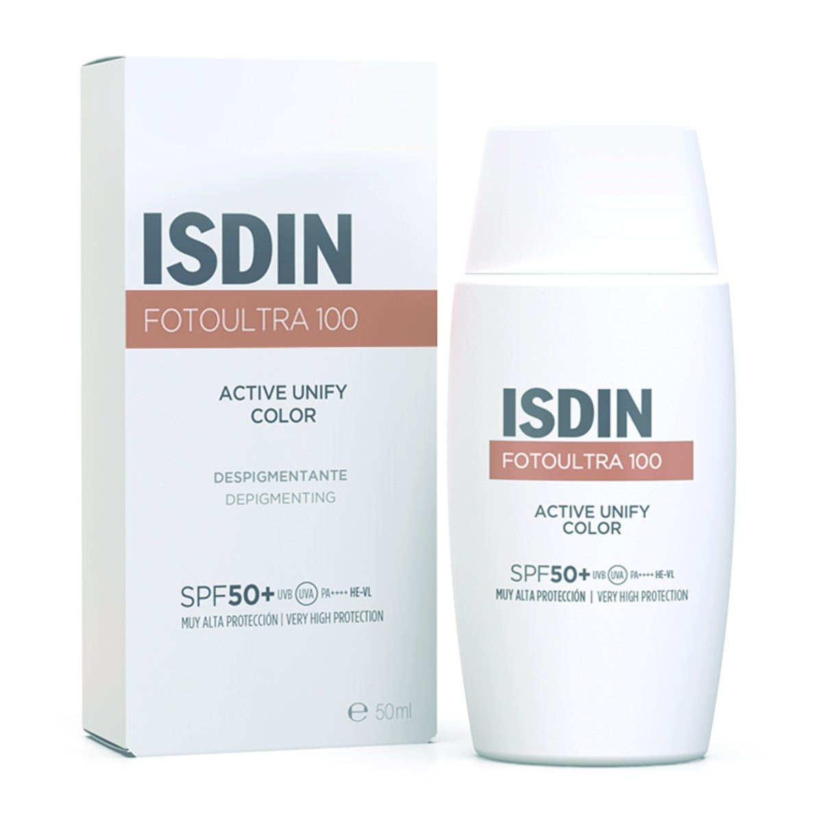 Isdin FotoUltra 100 Active Unify Color Fusion Fluid Αντηλιακή Κρέμα Προσώπου SPF50 με Χρώμα 50ml