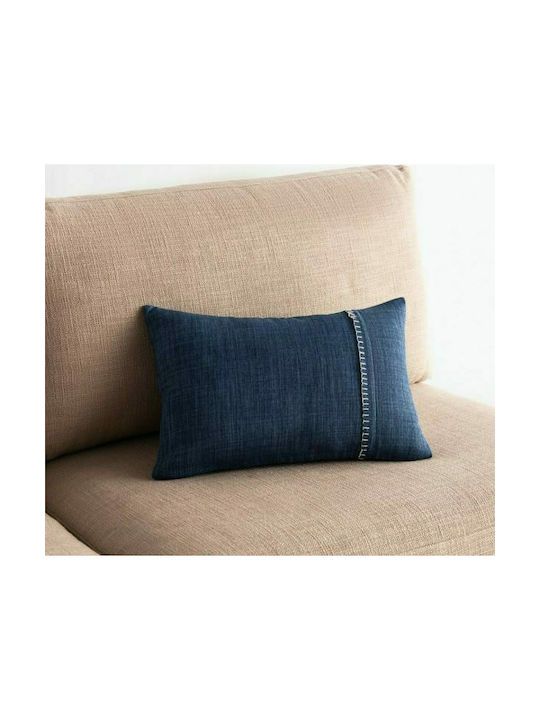Gofis Home Διακοσμητική Μαξιλαροθήκη Chrome Jea...