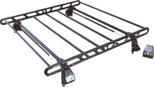 Hermes SGS1 Metallic Car Roof Rack for Hyundai Sonata 4D 1993-1998 (Set with Legs and Locks)