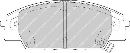 Ferodo Bremsbelag Vorne 4Stück für Honda Civic / S 2000 / Strom