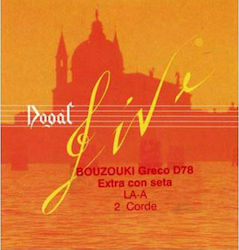 Dogal Set of Steel Strings for Bouzouki D78 Set Dogalive