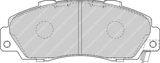 Ferodo Σετ Τακάκια Εμπρός 4τμχ για Honda Accord / CR-V / Civic / HR-V / NSX