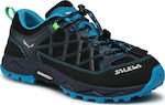 Salewa Kids Waterproof Leather Hiking Shoes Black