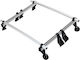 La Prealpina Aluminum Car Roof Bar Calypso 3D Set with Roof Rack Legs and Lock Silver