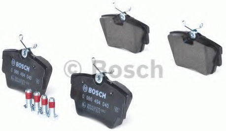 Bosch Brake Pad Rear 4pcs for Opel Vivaro Renault Trafic