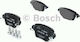 Bosch Brake Pad Rear 4pcs for Ford Mondeo Jaguar S-Type / X-Type / XJ