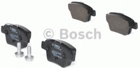 Bosch Σετ Τακάκια Πίσω 4τμχ για Peugeot 207 / 307