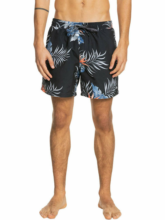 Quiksilver Paradise Express Volley Costum de baie pentru bărbați Pantaloni scurți Negru Floral