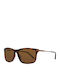 Timberland Men's Sunglasses with Brown Tartaruga Frame and Brown Lens TB7177 52E