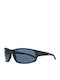 Timberland Men's Sunglasses with Navy Blue Plastic Frame and Blue Lens TB7189 91V