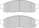 Ferodo Brake Pad Front 4pcs for Mitsubishi L200 / Pajero