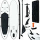 vidaXL Inflatable SUP Board with Length 3m