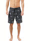 Men's Swimwear Bermuda Black With Patterns