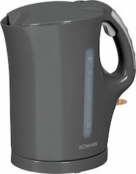 Bomann WK 5011 CB Grey 1.7lt με Ισχύ 2200W Γκρι Bomann WK 5011 CB Grey 1.7lt με Ισχύ 2200W Γκρι