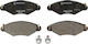 Delphi Brake Pad Front 4pcs for Citroen Xsara Peugeot 206 / 306