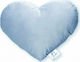 Baby Oliver Διακοσμητικό Μαξιλάρι Κούνιας "Καρδιά" Γαλάζιο 36x36cm