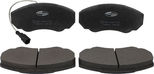 Delphi Brake Pad Front 4pcs for Citroen Jumper Fiat Ducato Peugeot Boxer