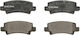 Delphi Σετ Τακάκια Πίσω 1τμχ για Toyota Corolla / Corolla Verso 1.4-2.0D 10.01 / 03.08
