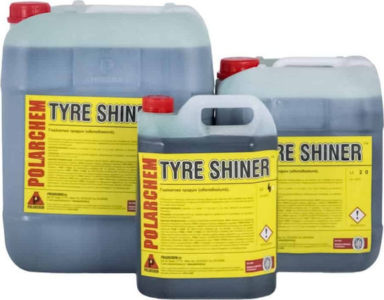 Polarchem Tyre Shiner Течен Почистване / Полиране / Защита за Гуми на Автомобил с Аромат Лимон 4lt