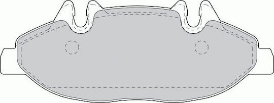 Ferodo Brake Pad Front 4pcs for Mercedes-Benz Viano / Vito
