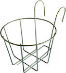 Viosarp Metallic Plant Stand Silver 18,5cm 18cm.