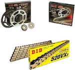 DID Chain & Sprocket Kit (16-47-520VXGB) for BMW F 650 GS 2009-2012