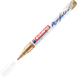 Edding 5300 Acrylic Marker 2mm Gold 1pcs