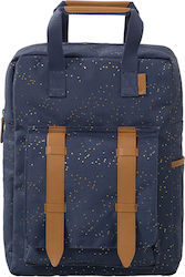 Fresk Indigo Dots Blue School Bag Backpack Kindergarten in Blue color