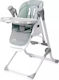 Lorelli Ventura Foldable Highchair 2 in 1 with Metal Frame & Fabric Seat Green Frosty