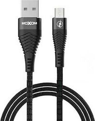 Moxom MX-CB31 LED USB 2.0 auf Micro-USB-Kabel Schwarz 1m 1Stück