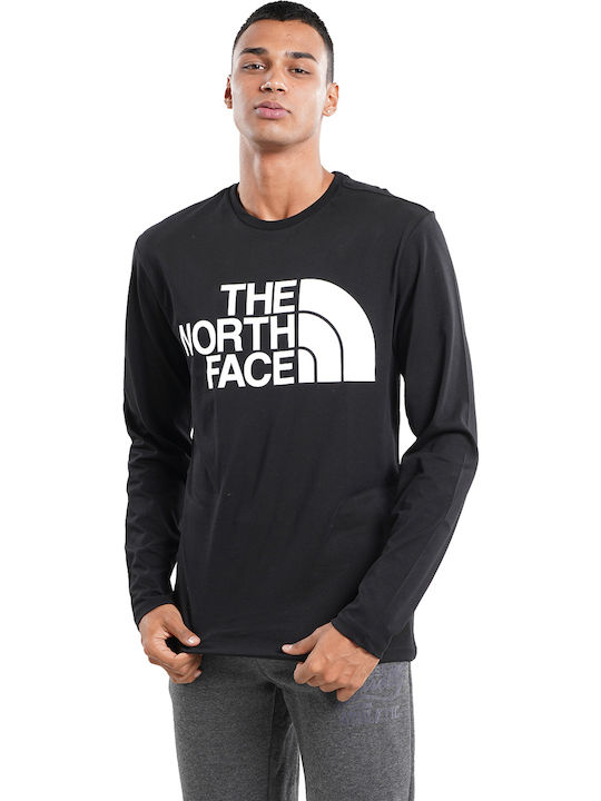 The North Face Standard Ανδρική Μπλούζα Μακρυμάνικη Μαύρη