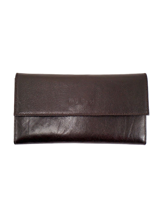 Δερμάτινο πορτοφόλι MYBAG 334 DARK BROWN ΣΚΟΥΡΟ ΚΑΦΕ