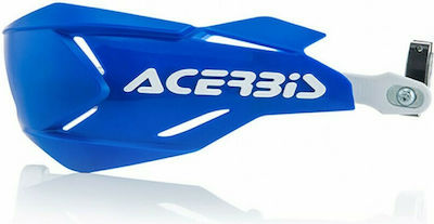 Acerbis Motorcycle Protective Hand Guards X-Factory Προστατευτικές Χούφτες Μπλε/Άσπρο in Blue Colour