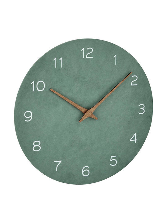 TFA Ρολόι Τοίχου Πλαστικό Πράσινο 29.7cm