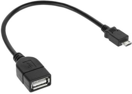Cabletech Μετατροπέας micro USB male σε USB-A female 1τμχ DM-2907