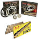 DID Chain & Sprocket Kit Golden (16-43-525VX/GB) for Honda CBR 600 2011-2013